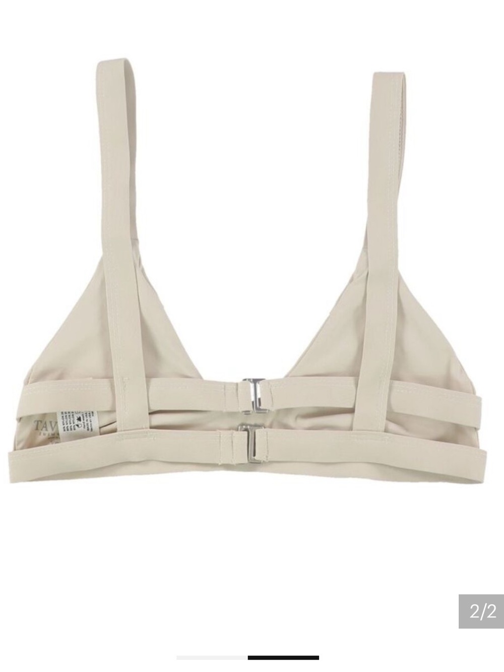 Tavik Chloe Neutral Beige Swim Bralette - Picture 2 of 5